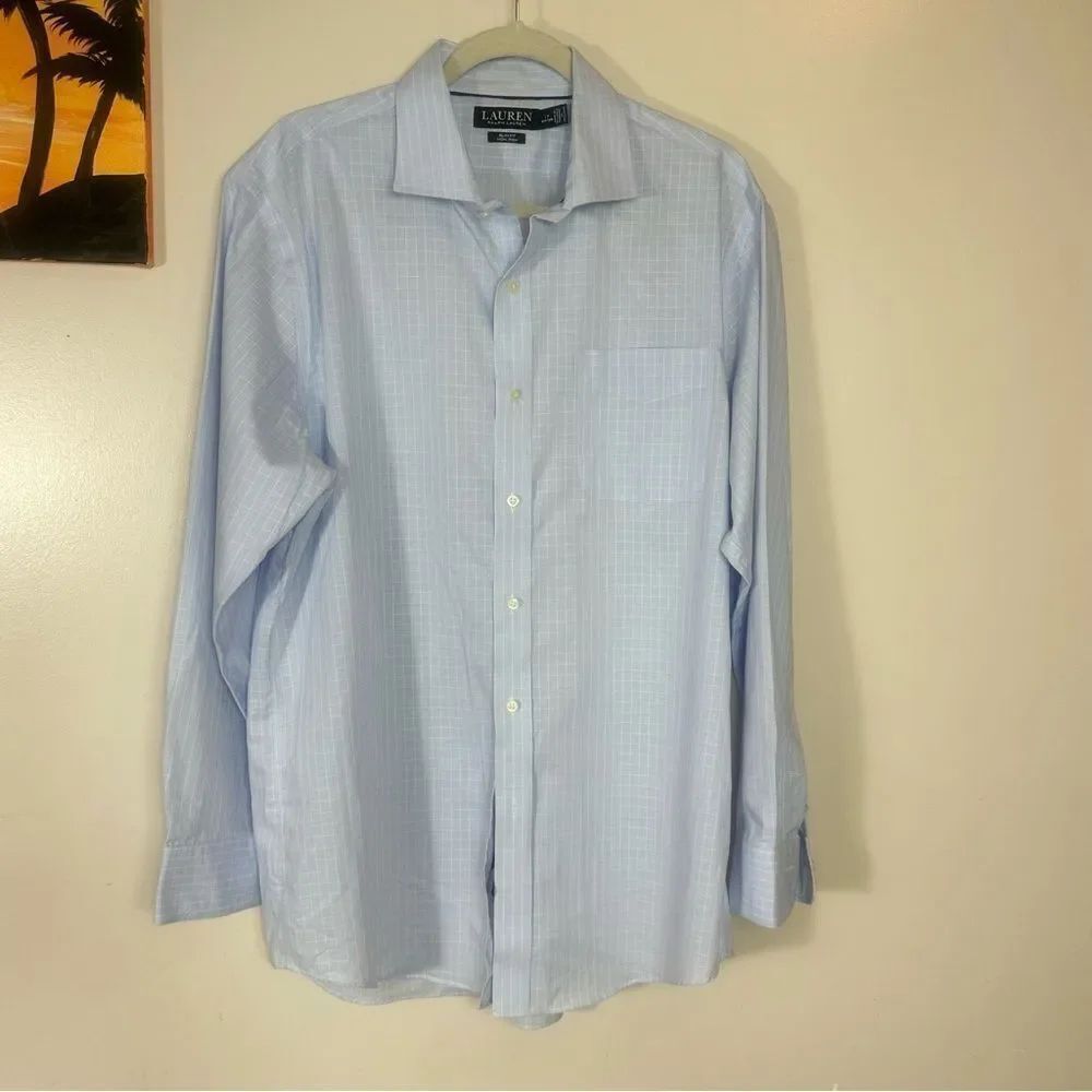 Polo by Ralph Lauren Light Blue Dress Shirt black label